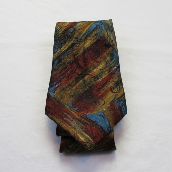 Geoffrey Beene Men's Silk Tie Classic Length - Picture 1 of 4
